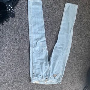 Light wash jeans